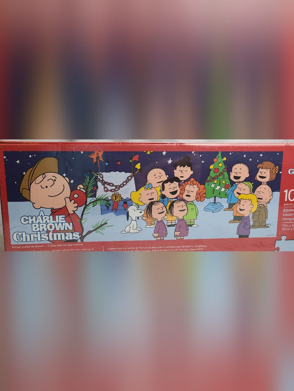 Peanuts & Charlie Brown Christmas 1000 Piece Puzzle Aquarius NEW SEALED